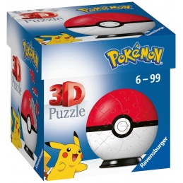 Puzzle 54p Pokemon 3D Pokeball